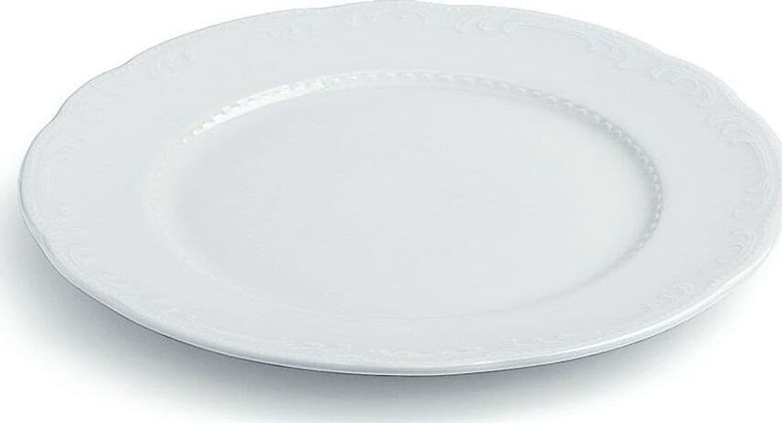 TOGNANA--PIATTO-PIANO-IN-PORCELLANA-31-CM-LINEA-WIEN-BIANCO