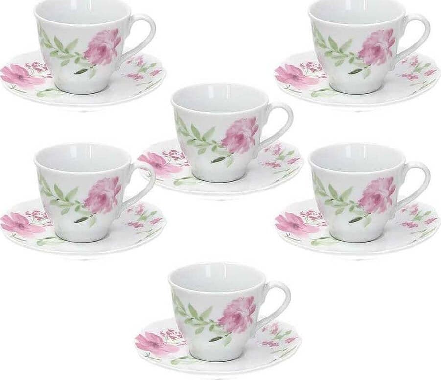 Tognana-Set-tazzine-caffè-Wildrose-con-piattino