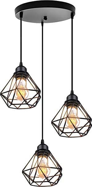 Tokius Lampada a Sospensione Stile Industriale Vintage Design Geometrico Illuminazione/Illuminazione per interni/Lampadari lampade a sospensione e plafoniere/Lampade a sospensione BBuy - Battipaglia, Commerciovirtuoso.it