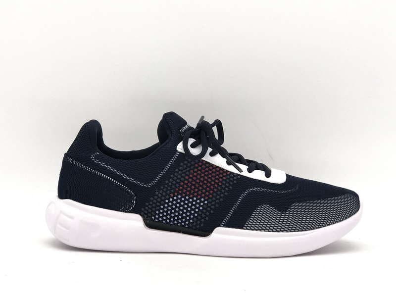 TOMMY HILFIGER CORPORATE UNDERLAY RUNNER navy in Sneaker casual Calzature Durello - Agna, commercioVirtuoso.it
