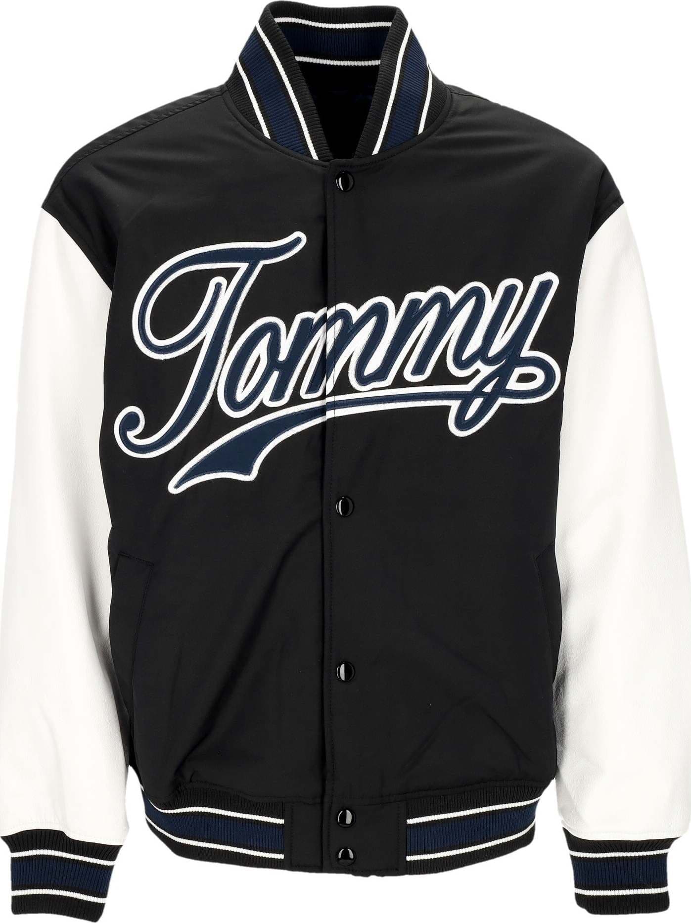 Tommy-Hilfiger-Giubbotto-College-Uomo-Letterman-Jacket-Ext-Black/multi-da-uomo