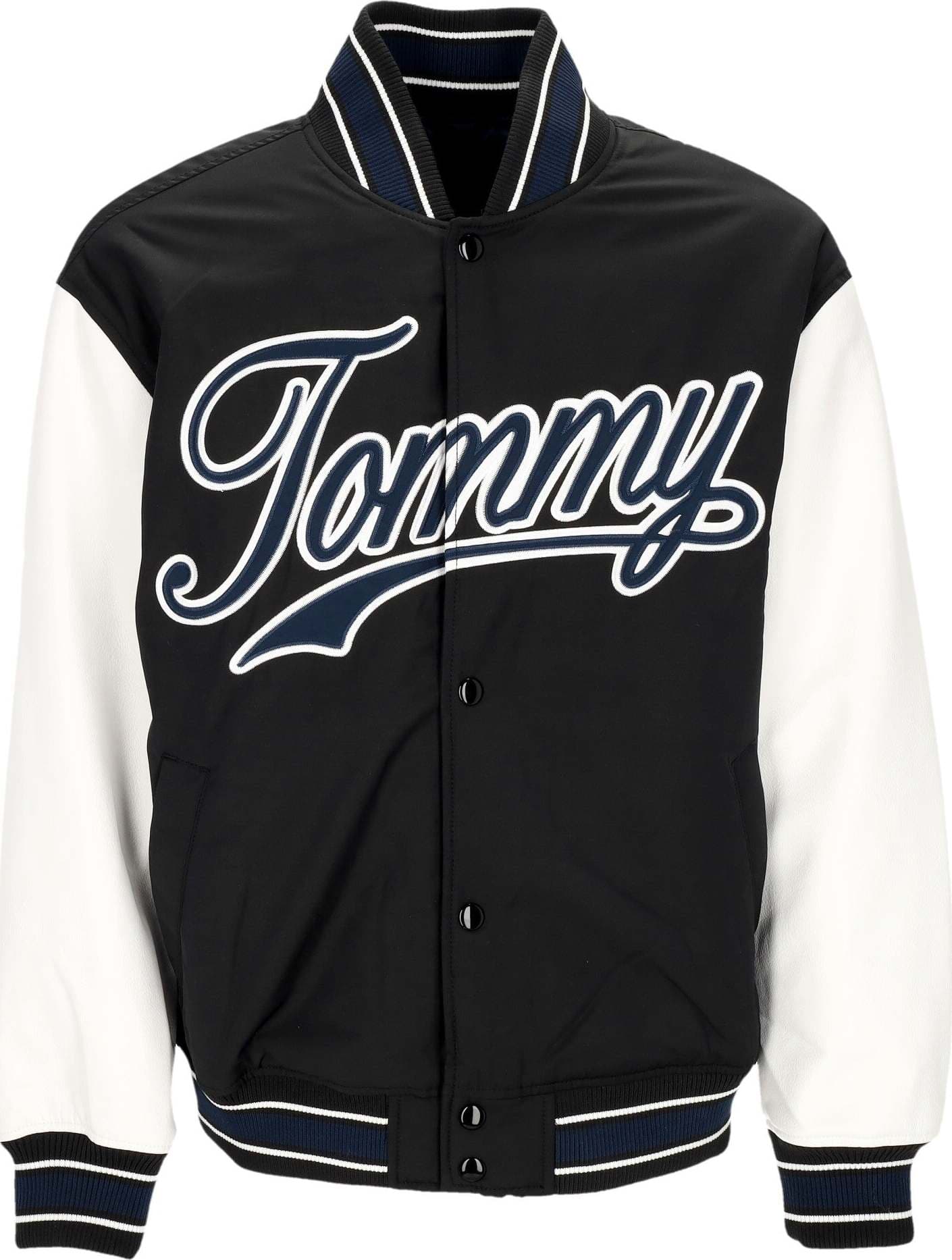 Tommy-Hilfiger-Giubbotto-College-Uomo-Letterman-Jacket-Ext-Black/multi-da-uomo