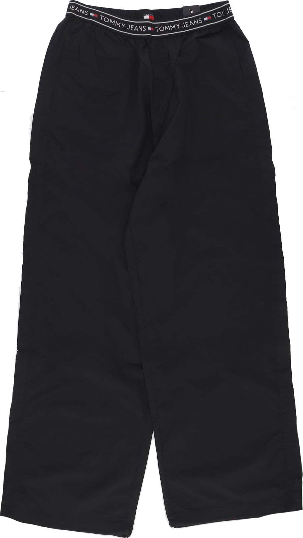 Tommy-Hilfiger-Pantalone-Tuta-Donna-Baggy-Taping-Trackpant-Black-da-donna