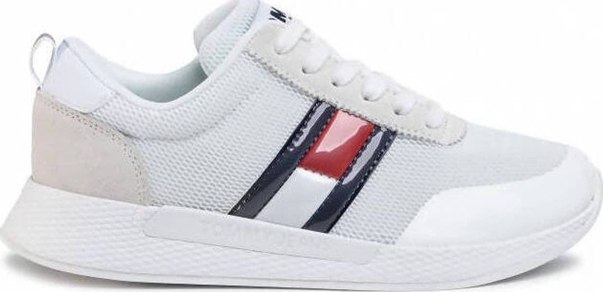 Tommy Hilfiger Sneakers Bianche Donna Scarpe Lacci Suola in Gomma Tessuto e Camoscio Eco Bianche Logo Bandiera Scarpa da Ginnastica Fashion Tommy Jeans Moda/Donna/Scarpe/Sneaker e scarpe sportive/Sneaker casual Euforia - Bronte, Commerciovirtuoso.it