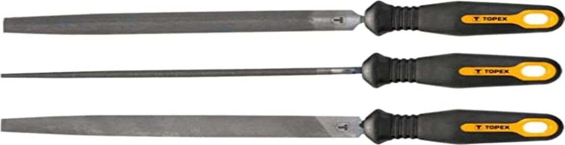 TOPEX---SET-3-LIME-MANICATE-PER-METALLO-200MM-SEMICIRCOLARE/PIATTO/TONDO