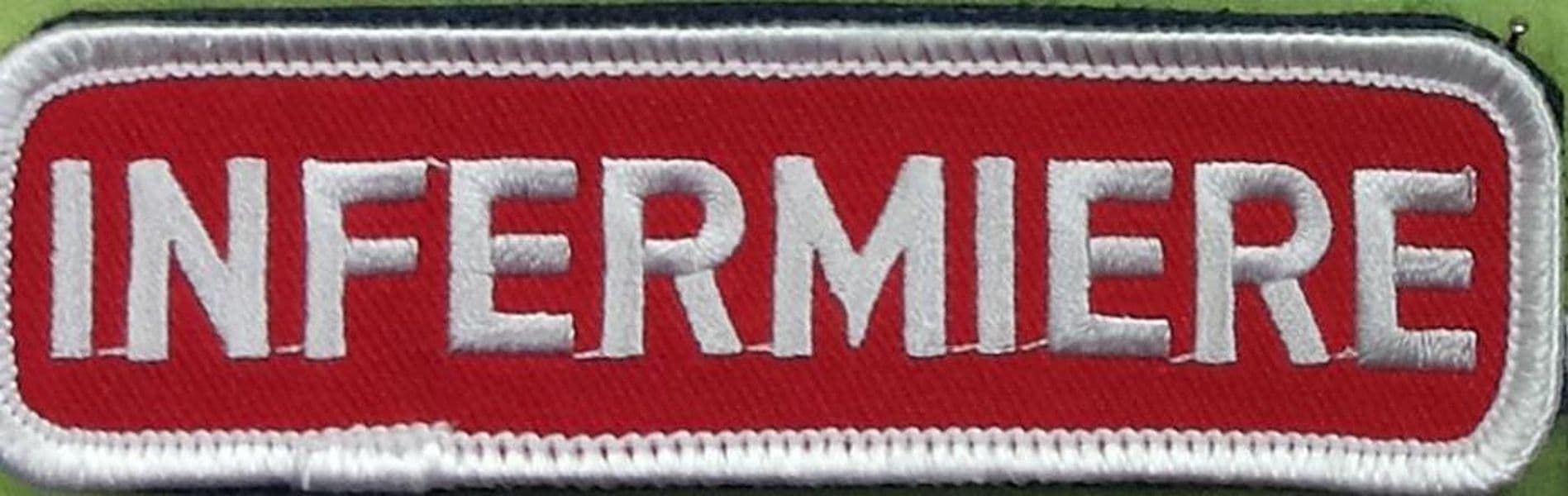Toppa Infermiere a Strappo Su Fondo Rosso Velcro Sul Retro Casa e cucina/Hobby creativi/Cucito/Rifiniture e abbellimenti/Applique patch e toppe Il Distintivo - Pesaro, Commerciovirtuoso.it