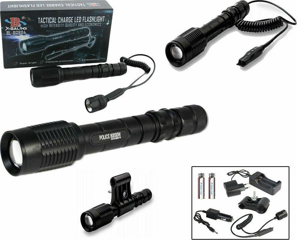 Torcia 50000 Lumen Tattica/militare Per Fucile Led T6 Ricaricabile Zoom Bl-q2804 Casa, arredamento e bricolage > Bricolage e fai da te > Torce Trade Shop italia - Napoli, Commerciovirtuoso.it