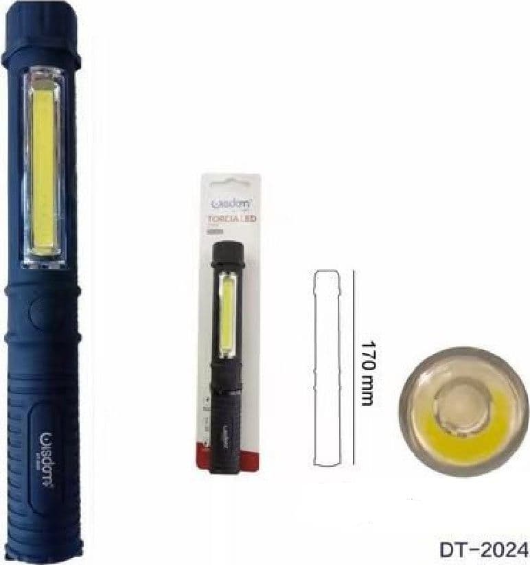 Torcia Da Lavoro Lampada Luce Led Portatile Tascabile 170 Mm Emergenza Dt-2024 Casa, arredamento e bricolage > Bricolage e fai da te > Torce Trade Shop italia - Napoli, Commerciovirtuoso.it