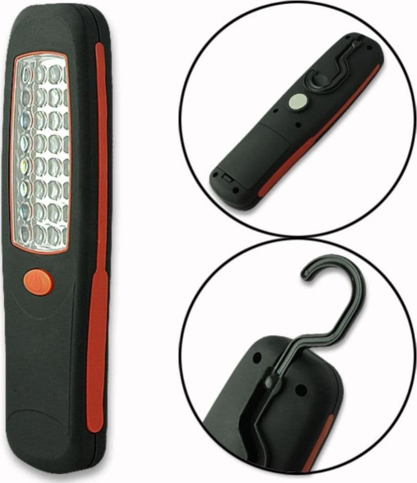 TORCIA LAMPADA CALAMITA GANCIO 30 LED + 7 LED PER CASA AUTO UFFICIO EMERGENZA Illuminazione/Illuminazione per interni/Lampade/Lampade da lavoro Trade Shop italia - Napoli, Commerciovirtuoso.it