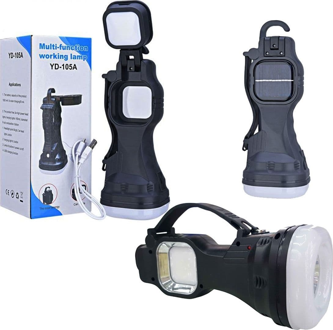 TORCIA LAMPADA EMERGENZA 26 LED SMD COB RICARICABILE PORTATILE PANNELLO SOLARE Illuminazione/Illuminazione per interni/Lampade/Lampade da lavoro Trade Shop italia - Napoli, Commerciovirtuoso.it