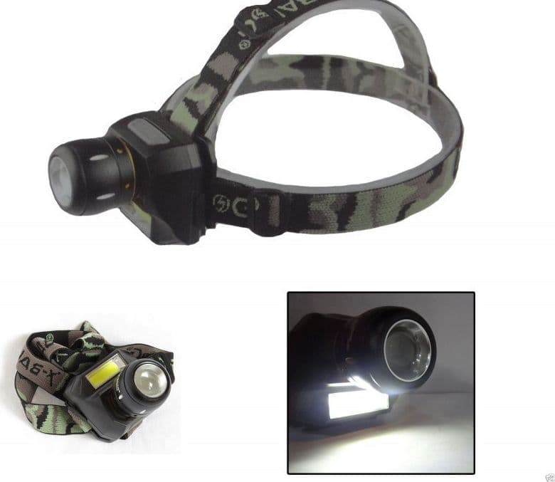 TORCIA LAMPADA FRONTALE A 2 LED CREE COB RICARICABILE 2 LUCI BL-6916A Fai da te/Sicurezza e protezione/Torce/Lampade da testa Trade Shop italia - Napoli, Commerciovirtuoso.it