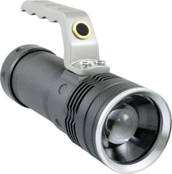 TORCIA LED ALLUMINIO LUCE BIANCA SOLIDA LUMENS PILE RICARICABILI WATERPROOF