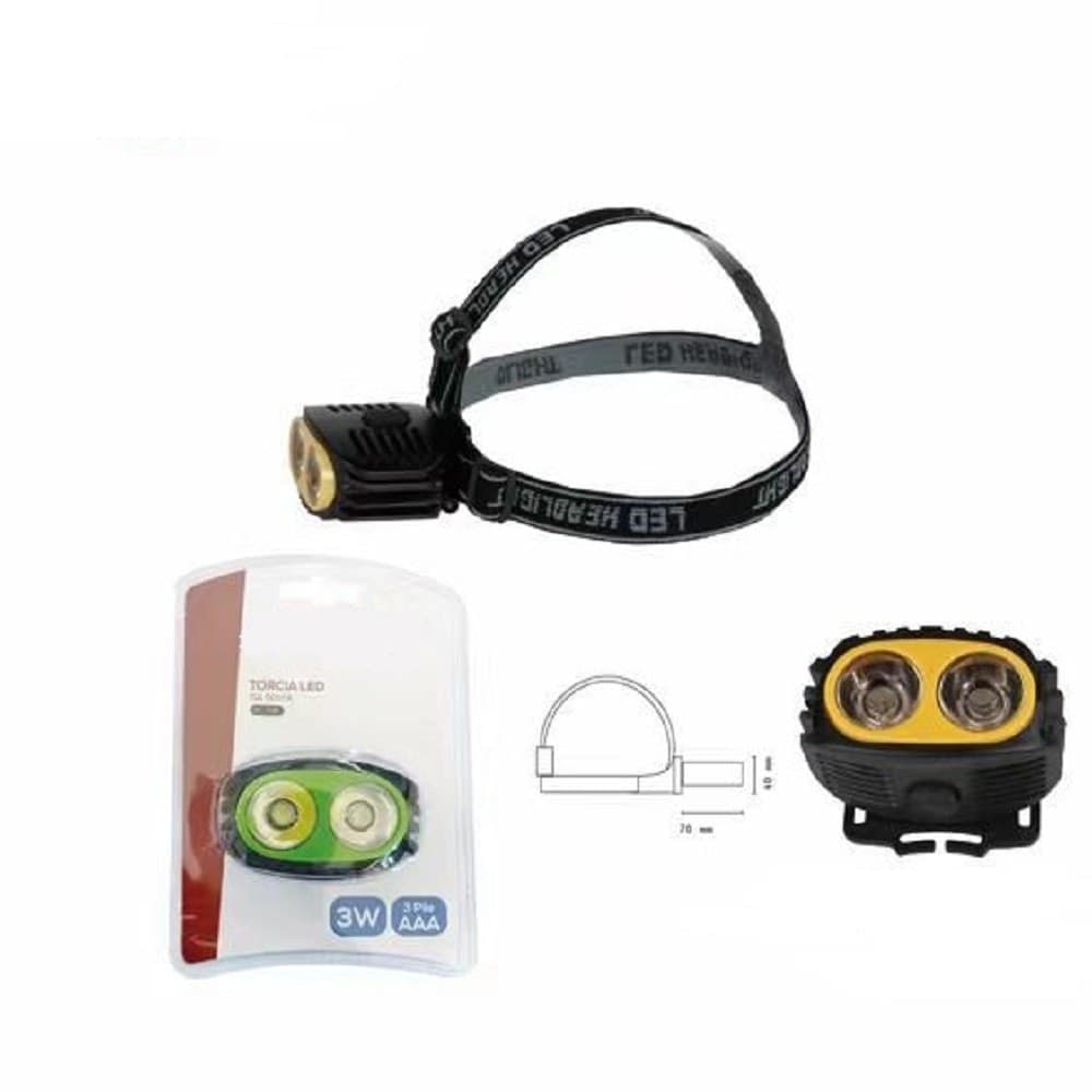 Torcia Led Da Testa Frontale Lampada 3 Watt A Batteria Caccia Campeggio Dt-2126 Casa, arredamento e bricolage > Bricolage e fai da te > Torce Trade Shop italia - Napoli, Commerciovirtuoso.it