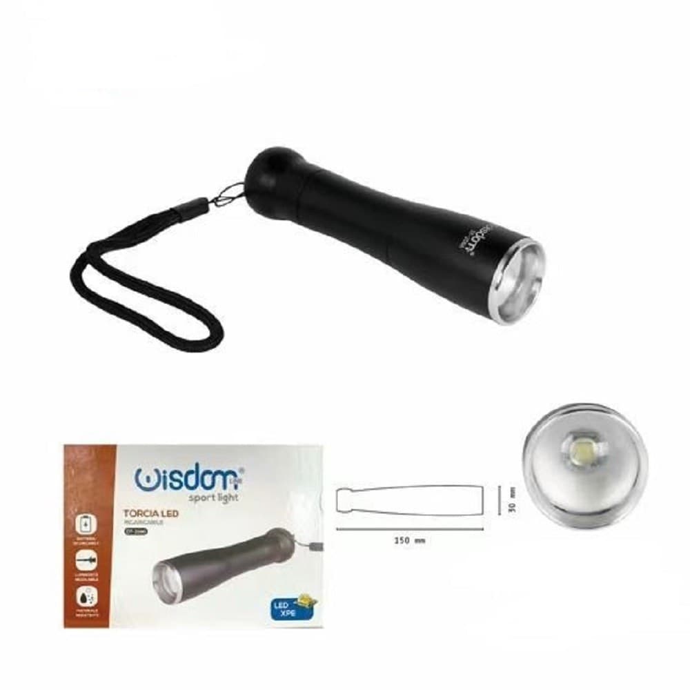 Torcia Led Ricaricabile Luce Led Chip Xpe Luminosita Regolabile Gancetto Dt-2086 Casa, arredamento e bricolage > Bricolage e fai da te > Torce Trade Shop italia - Napoli, Commerciovirtuoso.it