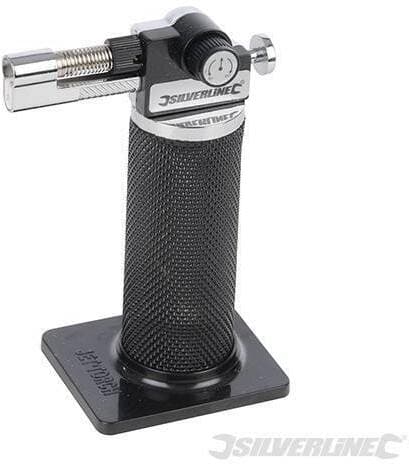 Torcia saldatore butano a gas ricaricabile 1300° C Silverline portatile in Torce-lanterne Eternal Brico - Ariano Irpino, commercioVirtuoso.it