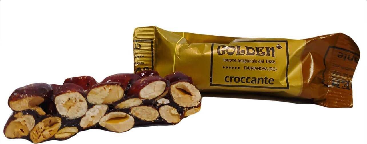 Torrone Croccante Artigianale 500gr. Torroncini Croccanti Artigianali 15-18 Pezzi Incartati Singolarmente Torroni Friabili Alimentari e cura della casa/Snack dolci e salati/Caramelle cioccolatini e gomme da masticare/Torrone Golden pasticceria gelateria torrone artigianale - Taurianova, Commerciovirtuoso.it