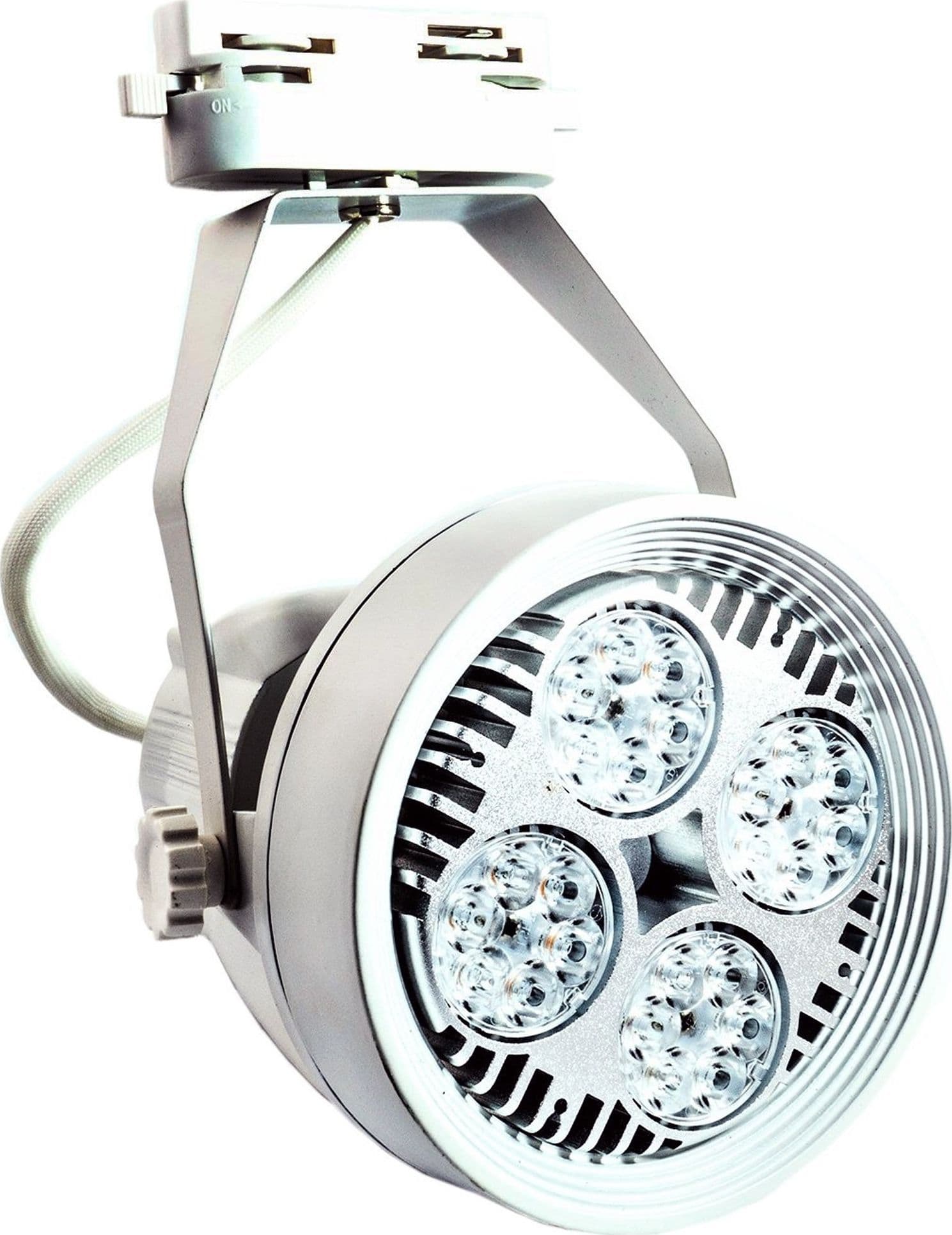 Track Light Con Lampada Par 40 Watt Ventilata Attacco E27 Con Portalampada Illuminazione/Illuminazione per interni/Lampadari lampade a sospensione e plafoniere/Sistemi di illuminazione a cavo e su binario Trade Shop italia - Napoli, Commerciovirtuoso.it