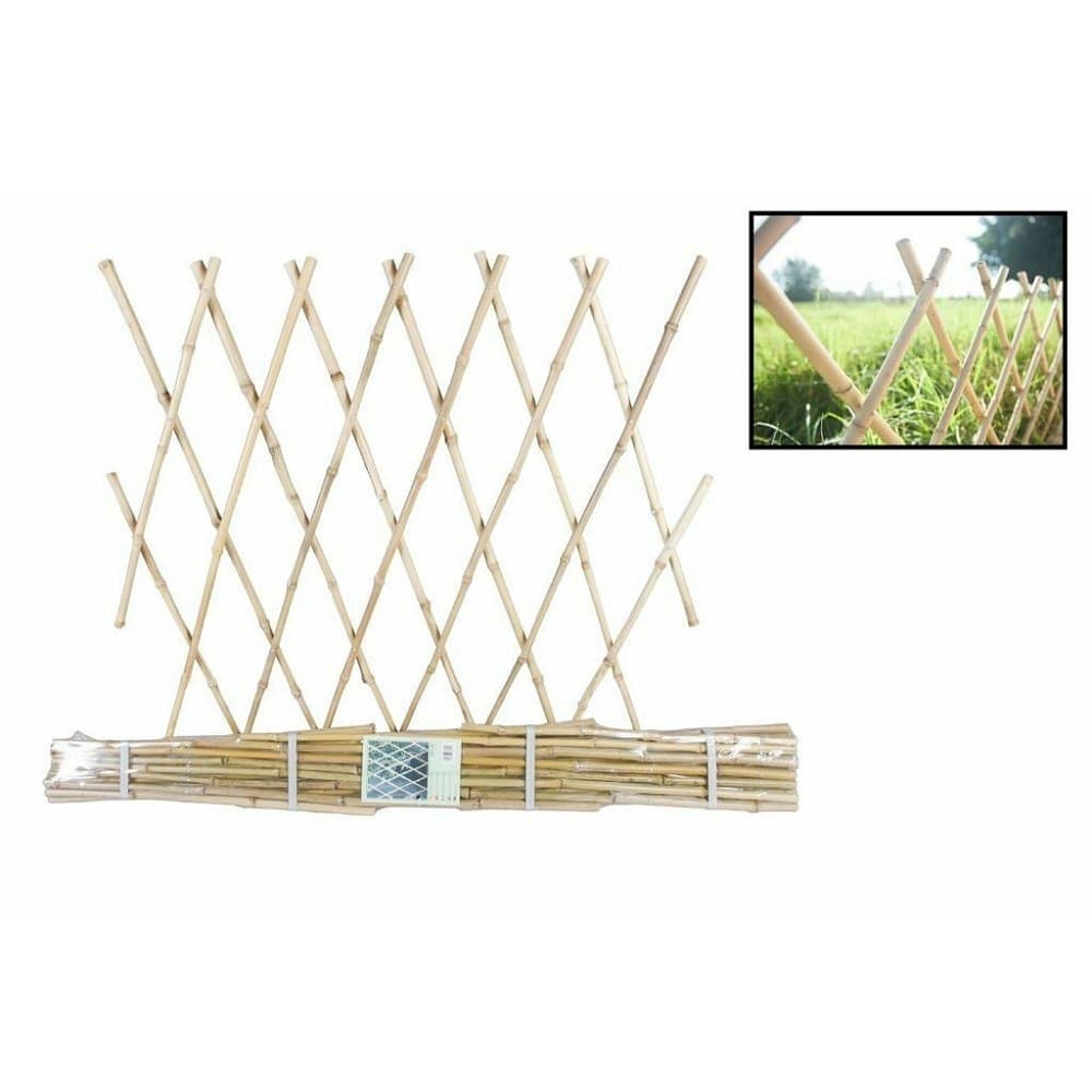 Traliccio In Bamb? Rete Estensibile Piante Rampicanti Staccionata 180x90cm 129693 Articoli da Giardino > Arredo giardino > Prodotti Da Esterno Trade Shop italia - Napoli, Commerciovirtuoso.it