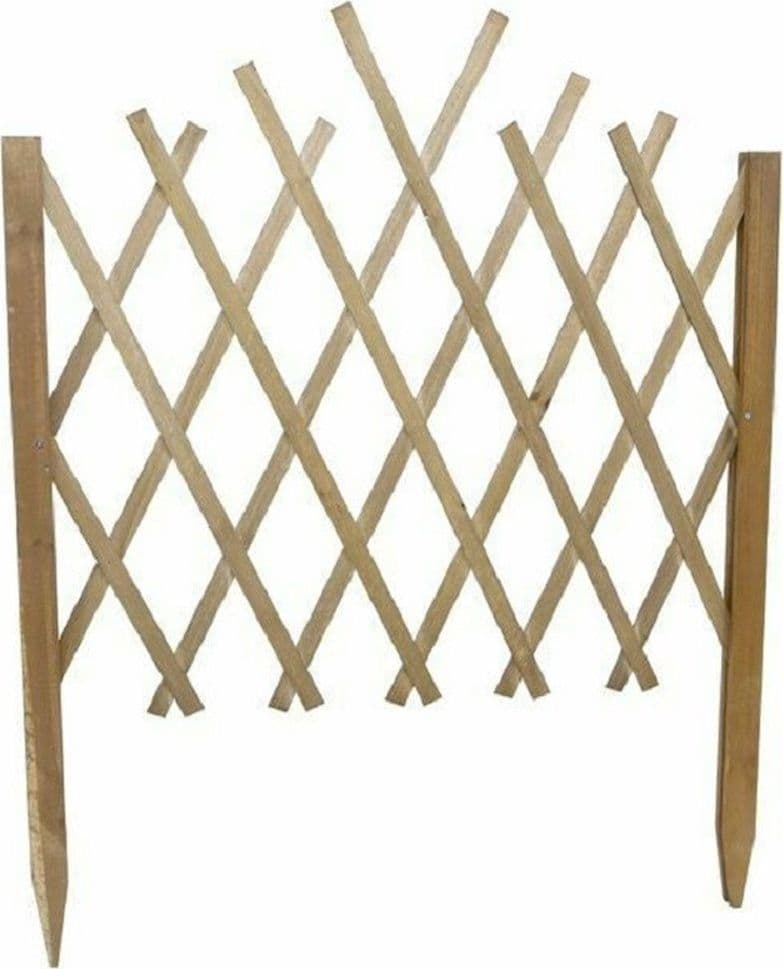 Traliccio Legno Rete Estensibile Naturale Rampicanti Staccionata 117x65cm 219841 Articoli da Giardino > Arredo giardino > Prodotti Da Esterno Trade Shop italia - Napoli, Commerciovirtuoso.it