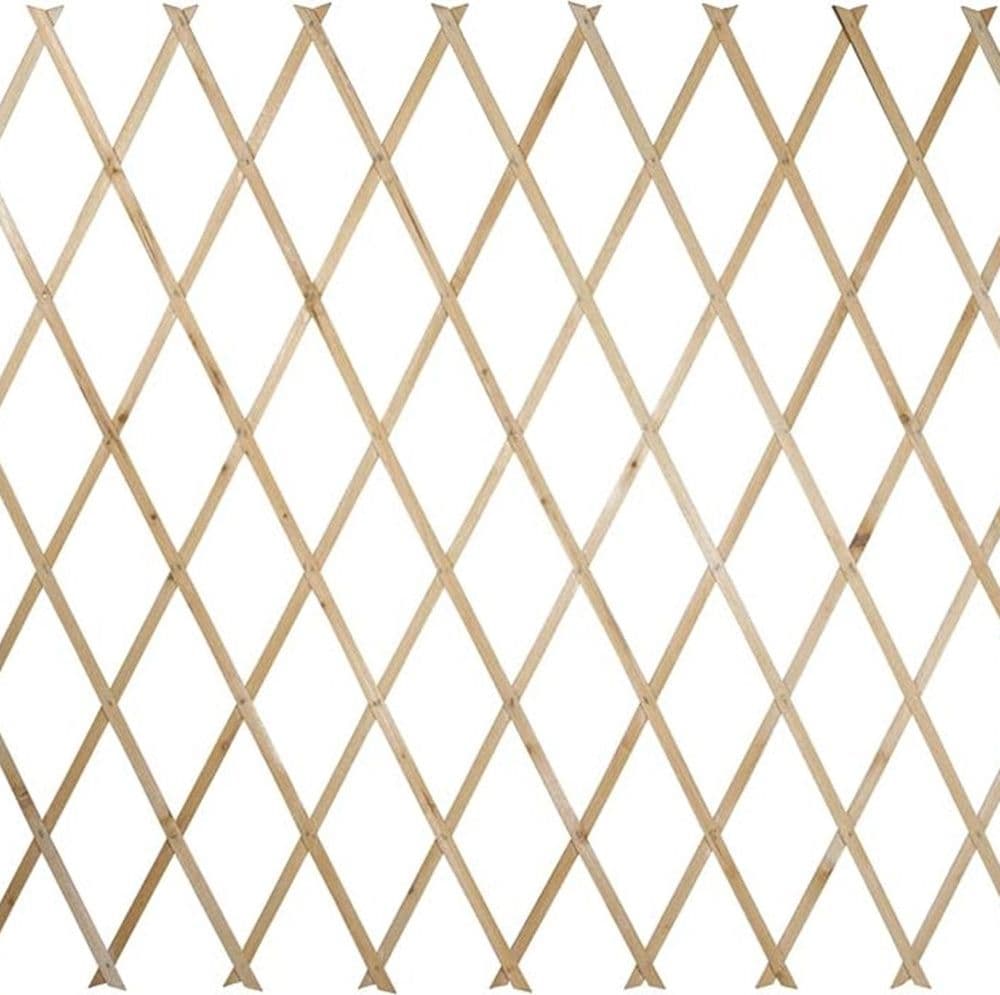 TRALICCIO LEGNO RETE ESTENSIBILE PIANTE RAMPICANTI STACCIONATA 100X200 CM 206429