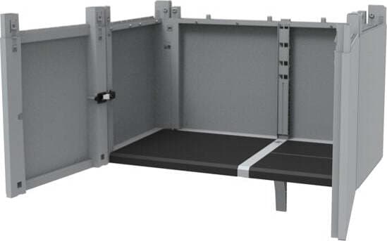 Transforming Extension Kit per armadi Modular - 78x43 6x41 4 cm - PPL - grigio - Terry Fai da te/Organizzazione casa e magazzini/Armadietti metallici Eurocartuccia - Pavullo, Commerciovirtuoso.it