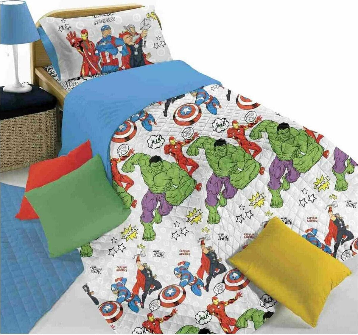 Trapuntino Bambini Copriletto Trapuntato 1 Piazza Avengers Marvel Comics Cotone Disney Hermet Casa e cucina/Tessili per la casa/Biancheria per la cameretta/Trapunte e copriletti La Bottega del Risparmio - Bari, Commerciovirtuoso.it