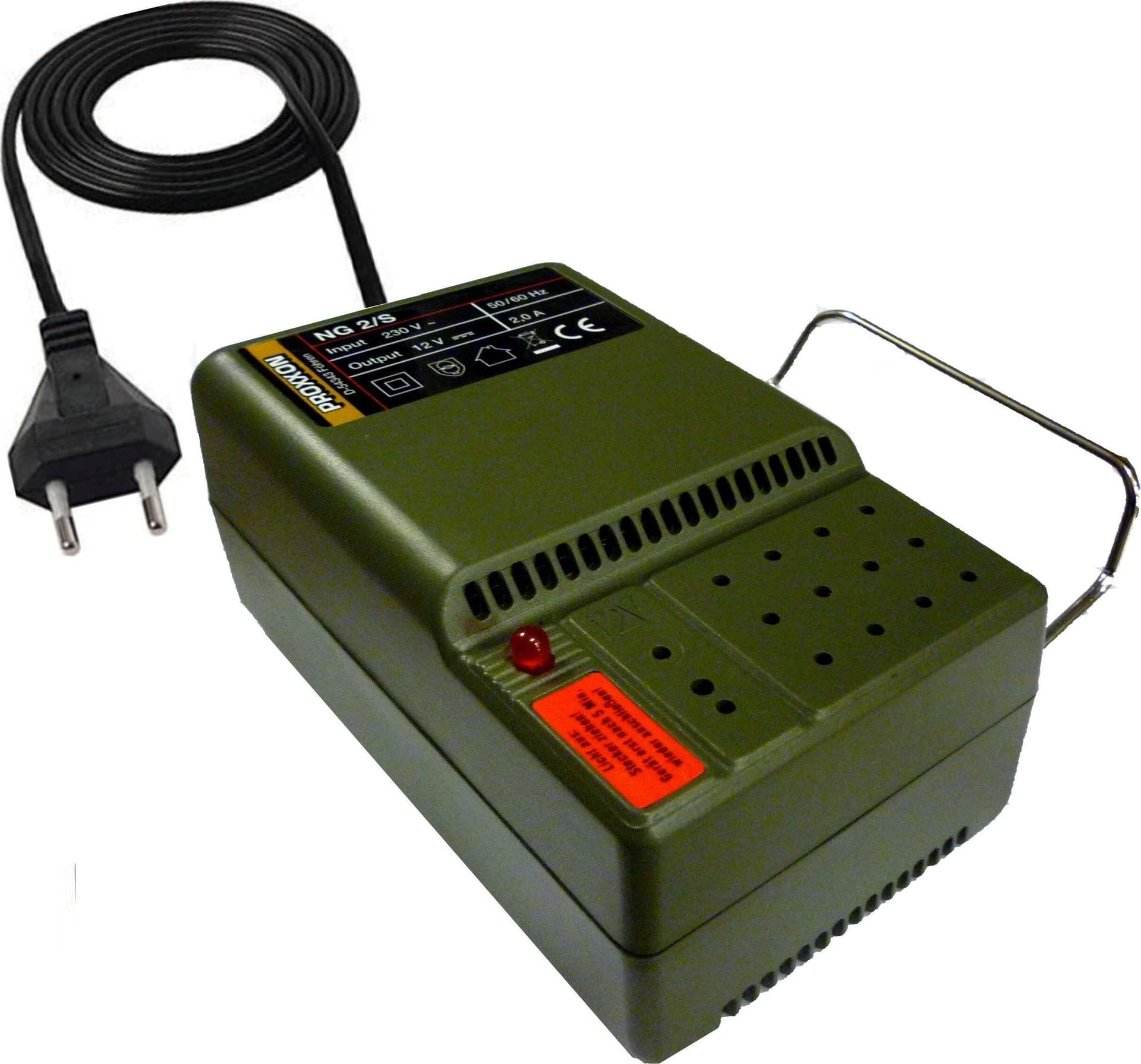 Trasformatore 12v Proxxon 28706 Con Spia Led E Ptc Contro Sovraccarichi Fai da te/Materiale elettrico/Trasformatori Ferus - Montoro, Commerciovirtuoso.it