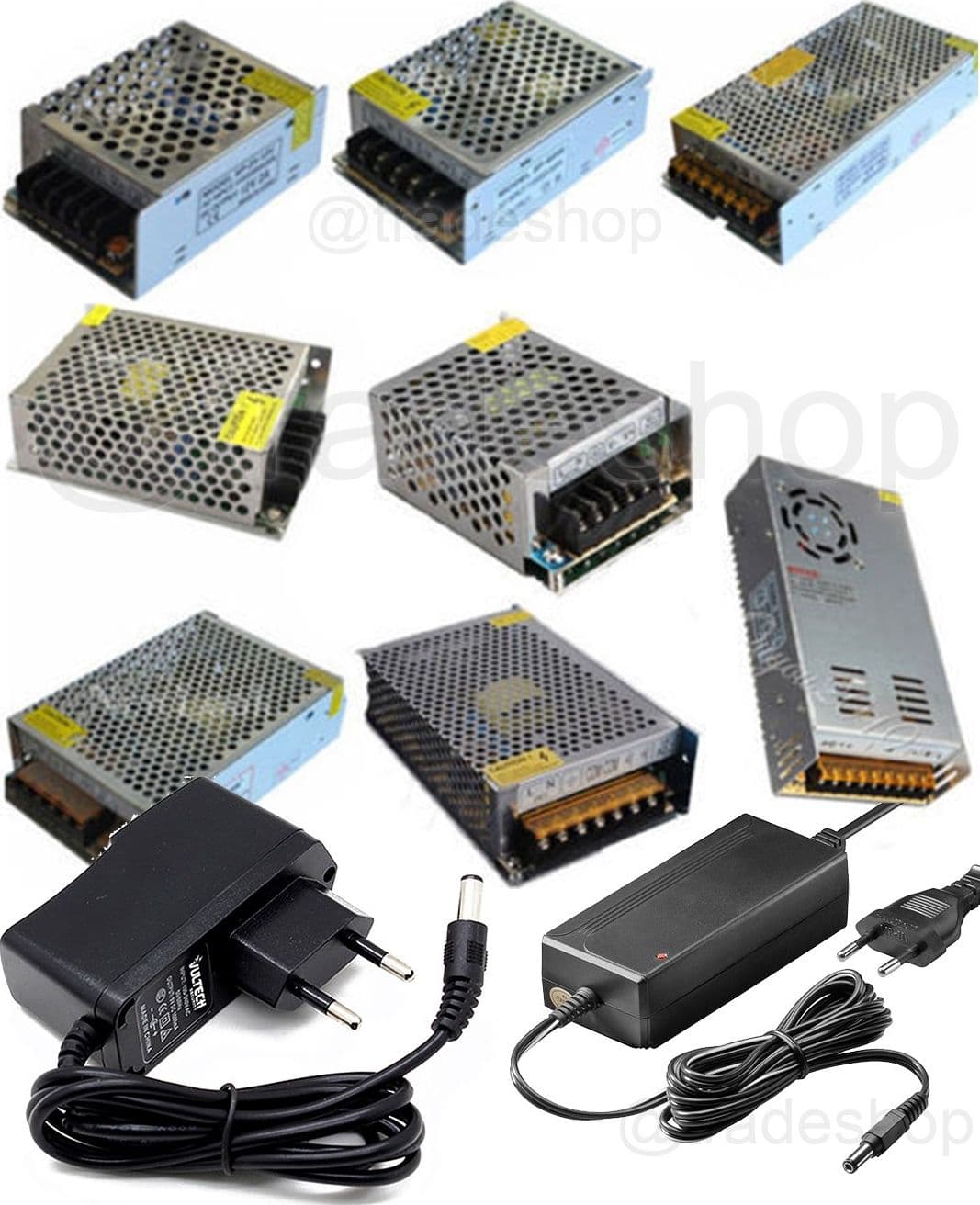 TRASFORMATORE ALIMENTATORE STABILIZZATO PER STRISCIA A LED SWITCH TRIMMER 12V Fai da te/Materiale elettrico/Trasformatori Trade Shop italia - Napoli, Commerciovirtuoso.it