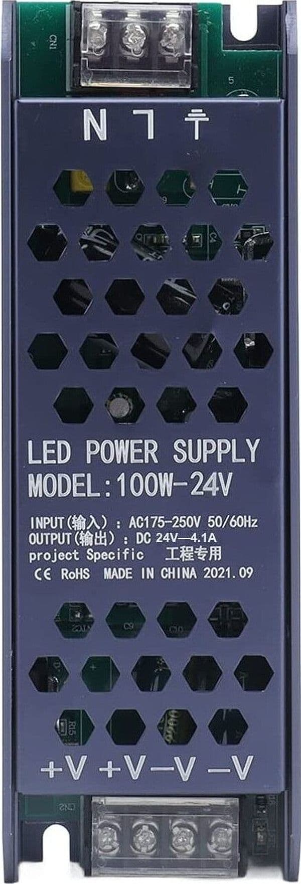 Trasformatore Dc 24v slim 4.16A Regolato da 100W Driver di Alimentazione LED Ac175-250v Fai da te/Materiale elettrico/Trasformatori Zencoccostore - Formia, Commerciovirtuoso.it