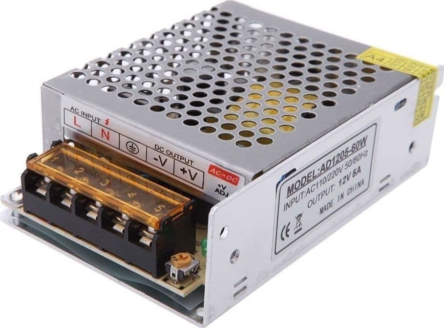 TRASFORMATORE LED PER STRISCIA LAMPADINA 60w 5A ALIMENTATORE LED 12v DC DRIVER Fai da te/Materiale elettrico/Trasformatori Trade Shop italia - Napoli, Commerciovirtuoso.it