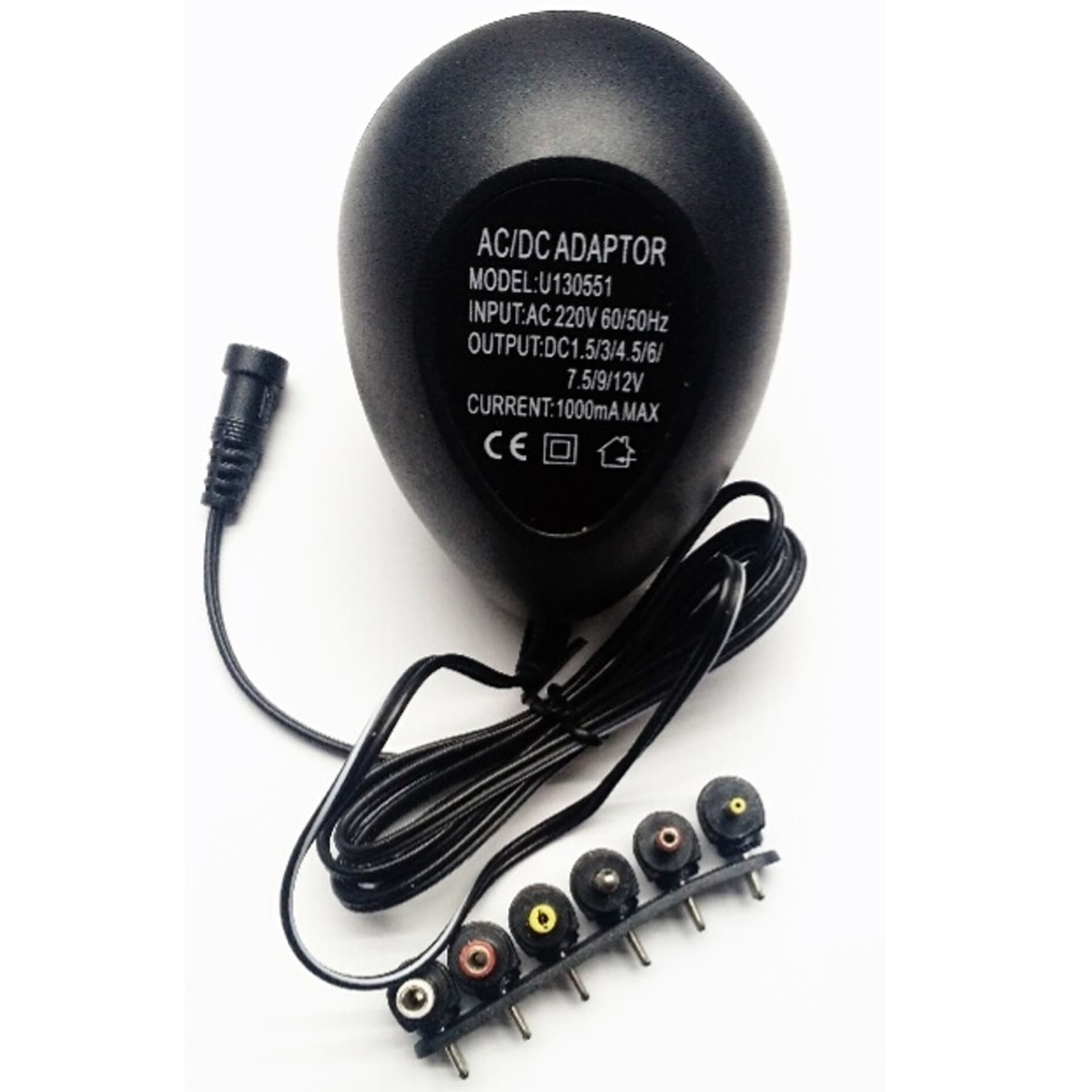 TRASFORMATORE ALIMENTATORE UNIVERSALE 1000mA DA 1.5V A 12V 1000mA AC DC Fai da te/Materiale elettrico/Trasformatori Trade Shop italia - Napoli, Commerciovirtuoso.it