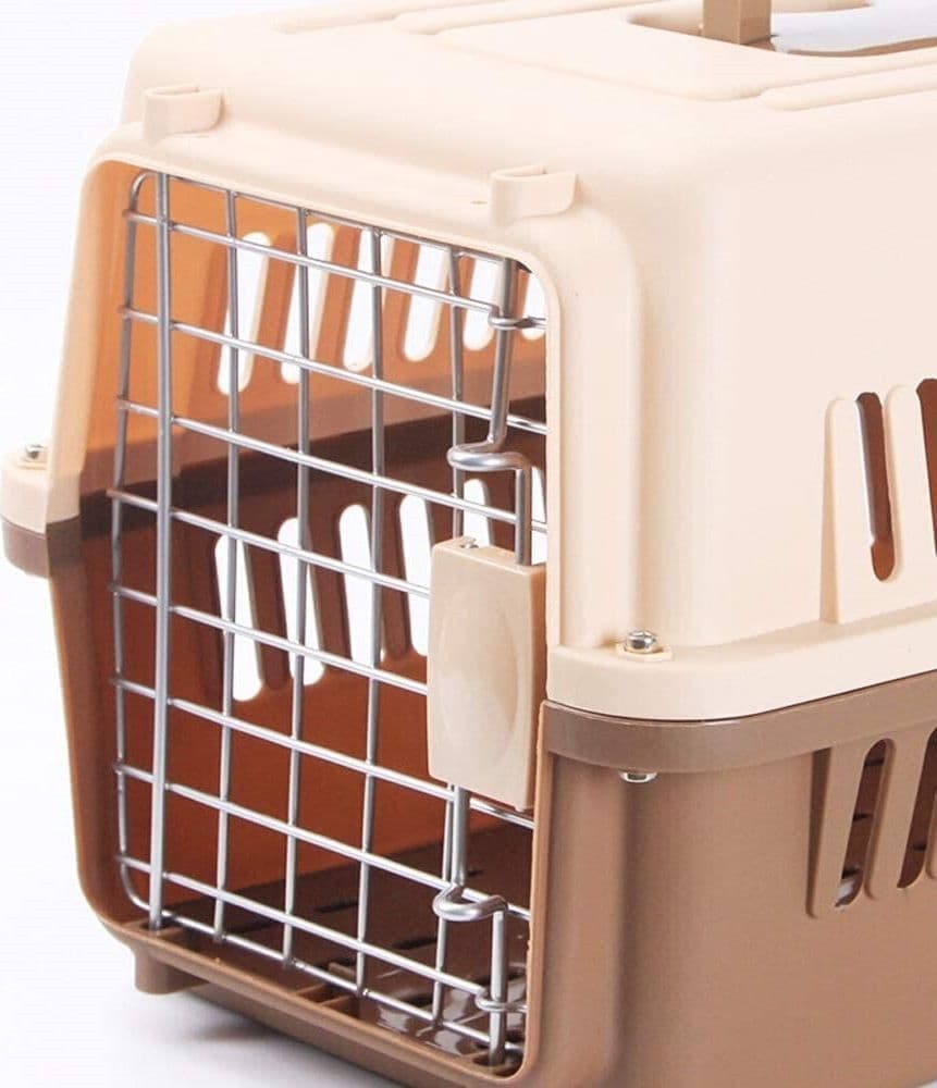 TRASPORTINO PER ANIMALI GATTO CANE BORSA VIAGGI PORTATILE TRASPIRANTE 81X60X59CM