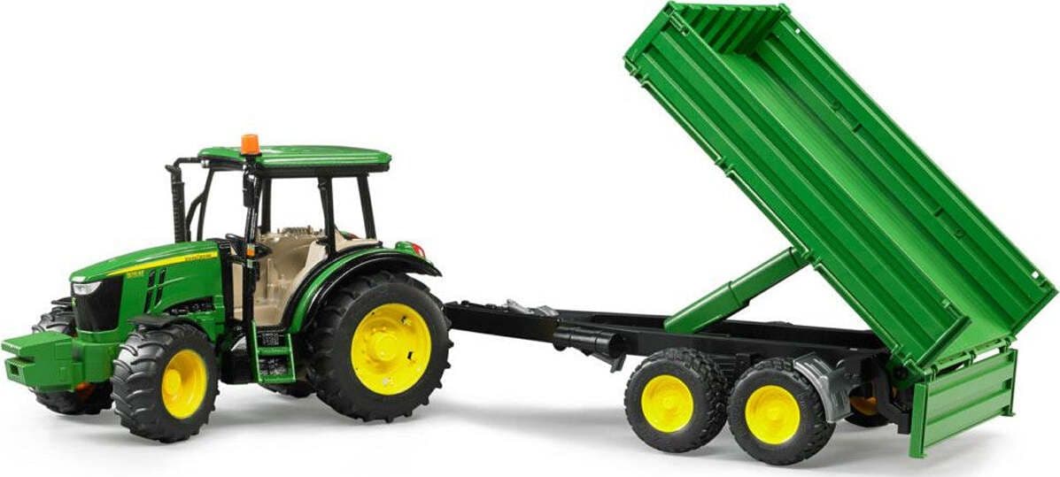 Trattore-John-Deere5115M-con-rimorchio-Bruder