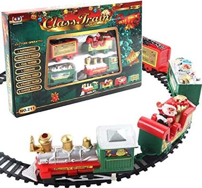Trenino Di Natale Elettrico Set Di Mini Trenini Idea Regalo per Natale Facile Da Montare Con Binari E Treno Giochi e giocattoli/Veicoli/Treni e set completi BBuy - Battipaglia, Commerciovirtuoso.it