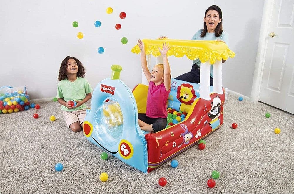Trenino Gonfiabile Per Bambini 2 Anni+ Play Center 132x94x89cm Con Palline 93537 Giochi e giocattoli/Sport e giochi all'aperto/Giochi aquatici e piscine per bambini/Canotti e gonfiabili galleggianti Trade Shop italia - Napoli, Commerciovirtuoso.it