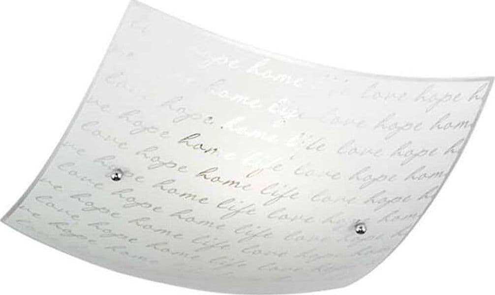 TRIO---PLAFONIERA-SIGNA-IN-VETRO-DECORO-FIRMA-40x40CM-40WATT