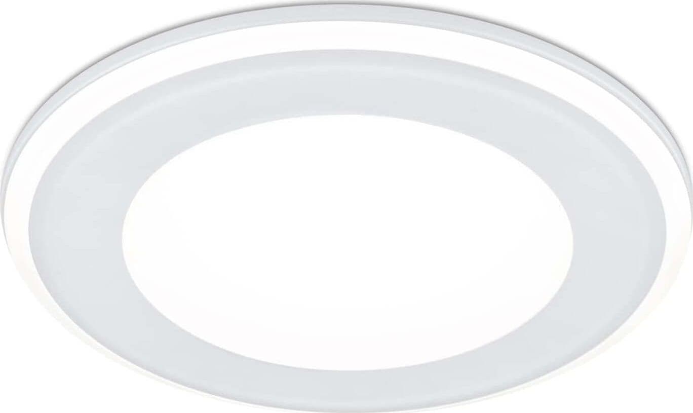 TRIO-LEUCHTEN---FARETTO-DA-INCASSO-AURA-IN-PLASTICA-BIANCA-TRIPLA-ACCENSIONE