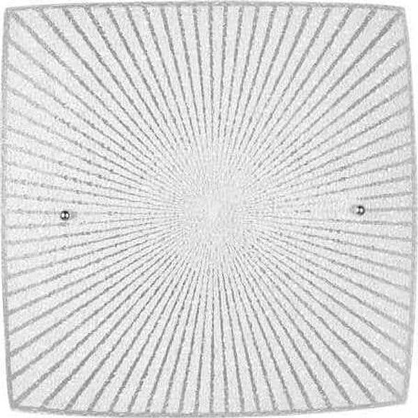 TRIO-LEUCHTEN---PLAFONIERA-QUADRATA-ELISA-40x40CM-VETRO-DECORATO-E-GRANIGLIA-DI-VETRO