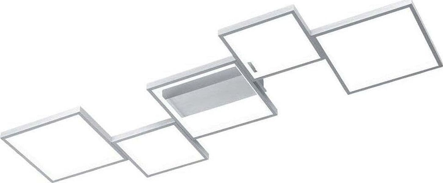 TRIO-LEUCHTEN---PLAFONIERA-SORRENTO-A-LED-5-QUADRATI