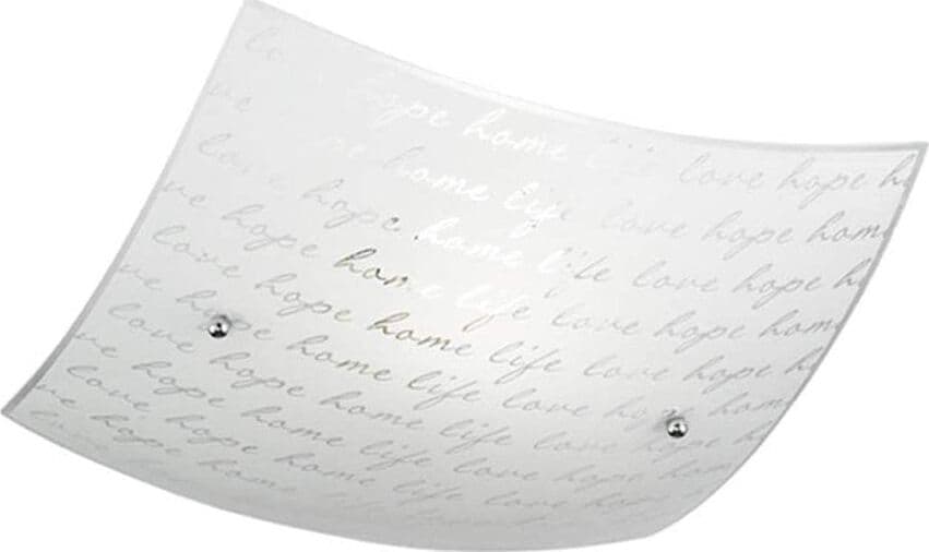 TRIO--PLAFONIERA-SIGNA-QUADRATA-CON-DECORO-FIRMA-50x50CM-3x-E27-·-max.-40W