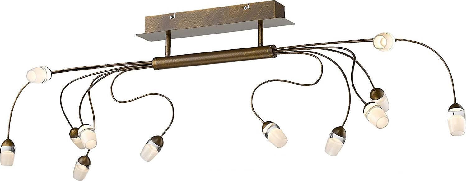 Trio-Sara-Plafoniera-12-LED-Dimmerabile-Ruggine-Trio-Light