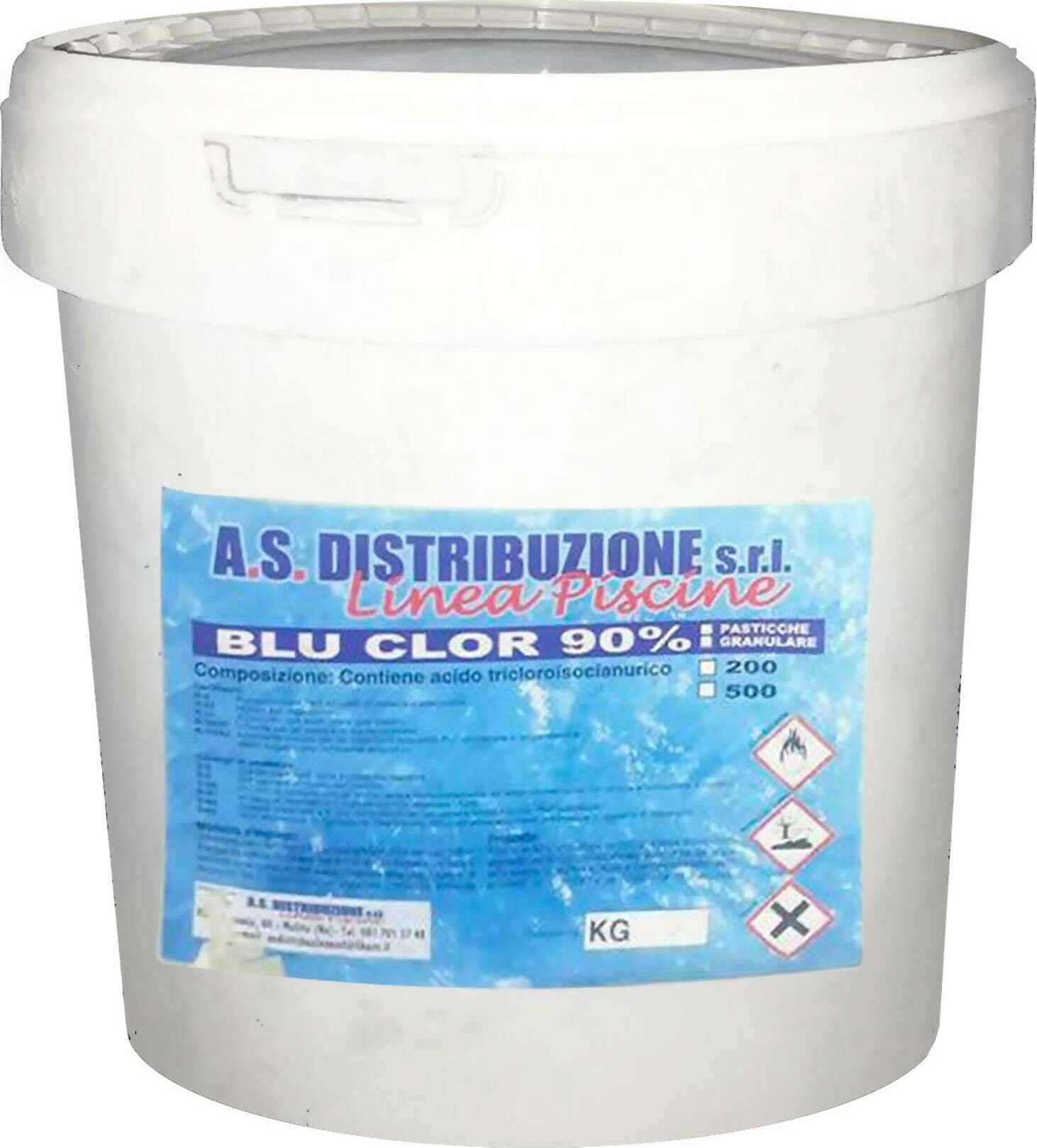 Triplex-Cloro-In-Pastiglie-200gr-Multifunzione-Per-Igiene-Acqua-Piscina-A.S-Distribuzione