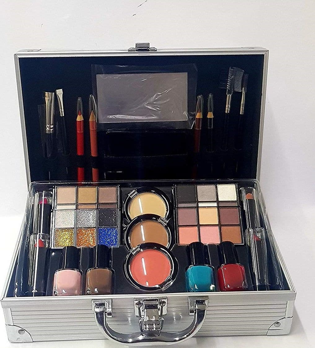 Trousse-Valigetta-Make-Up-M002-Trucco-Ombretti-44-Pezzi-Porta-Palette-Cosmetici