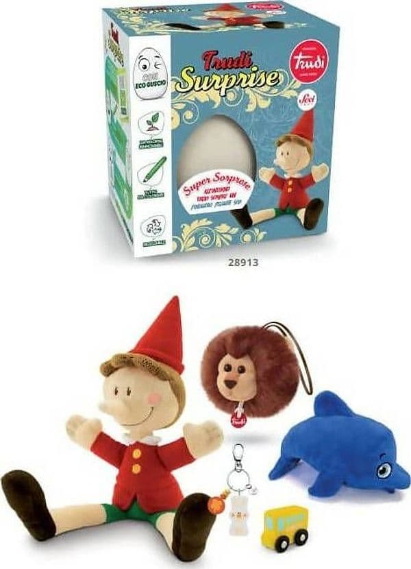 Trudi Surprise Pasqualone Uovo Di Pasqua Giocattolo Super Sorprese Pinocchio