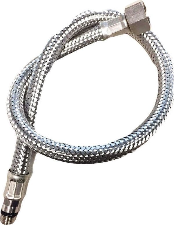 Tubetto Per Miscelatori/Rubinetti In Acciaio Inox Cromo in Accessori per tubi BagnoClic.it - Pregnana Milanese, commercioVirtuoso.it