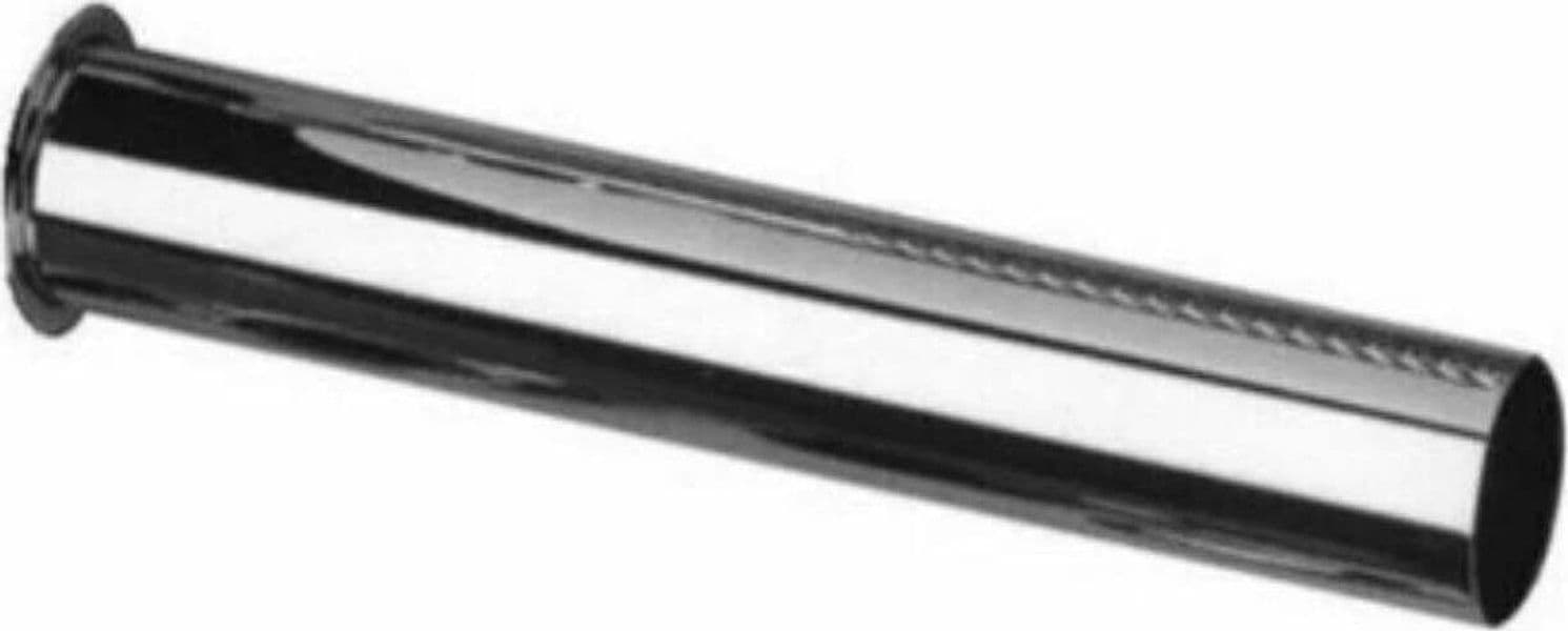 TUBO-DI-SCARICO-PER-LAVABO-ORLATO-DRITTO---IN-ACCIAIO-CROMATO-Ø40MMx300MM