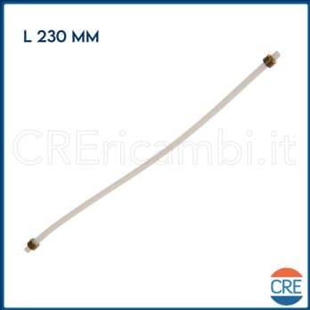 Tubo in Teflon con 2 Boccole 230 mm