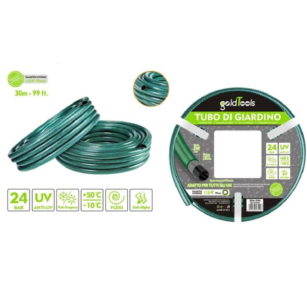Tubo Irrigazione Annaffia Giardino Piante Lava Pompa 30mt 99ft. Ø 3/4-19mm 57509 Giardino e giardinaggio/Attrezzi da giardino e attrezzature per l'irrigazione/Attrezzature per l'irrigazione/Pompe e accessori/Tubi per irrigazione Trade Shop italia - Napoli, Commerciovirtuoso.it