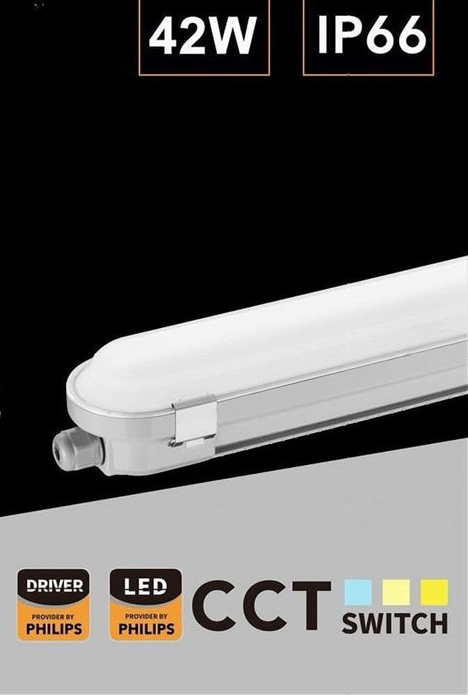 TUBO LED PLAFONIERA LINEARE 150 CM 42WATT IP66 CCT 4000K-5000K-6500K YL18-150-3C in Plafoniere Trade Shop italia - Napoli, commercioVirtuoso.it