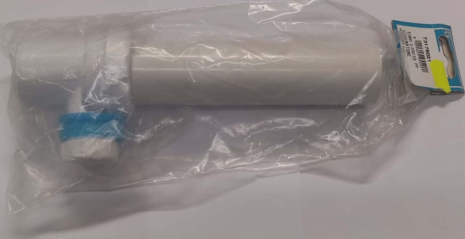 TUBO-LISCIO-PP-CON-AERATORE-Ø40MMx250MM---IN-PLASTICA-COLORE-BIANCO